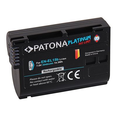 Patona PT1302 - Nikon EN-EL15B 2040mAh Li-Ion Platinum