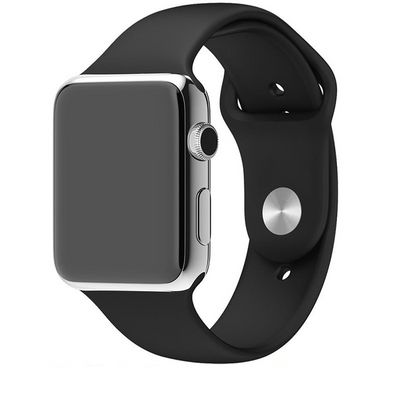Tactical silikonový řemínek pro Apple iWatch 1/2/3 38mm Black