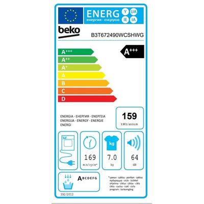 Beko B3T672490WCSHWG