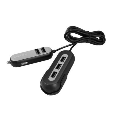 AVACOM CarHUB nabíječka do auta 5x USB výstup, černá