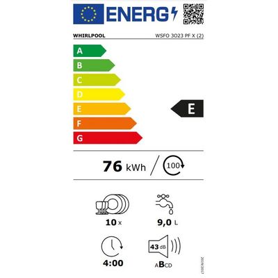 Whirlpool WSFO 3O23 PF X