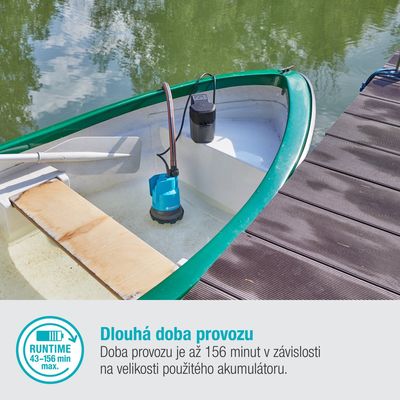 Gardena 14600-55 Ponorné čerpadlo pro čistou vodu 2000/2 18V P4A bez aku