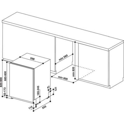 Whirlpool WIC 3C33 PFE