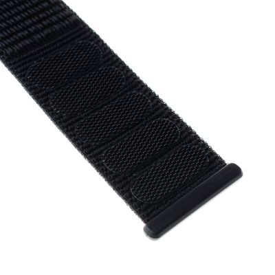Fixed Nylon Strap nylonový řemínek pro Apple Watch 42/44/45mm, černý
