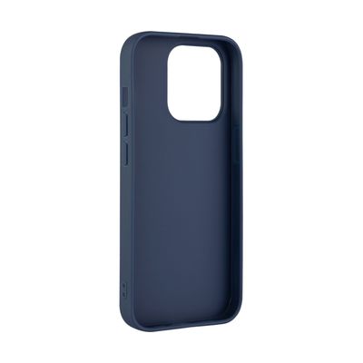 Zadní pogumovaný kryt FIXED Story pro Apple iPhone 14 Pro, modrý