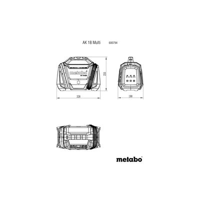 Metabo AK 18 Multi (600794850)