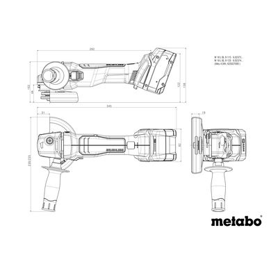 Metabo W 18 L BL 9-125 (602374840)