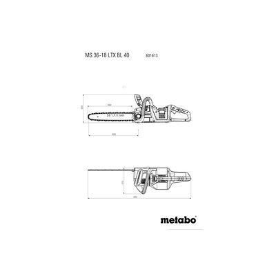 Metabo MS 36-18 LTX BL 40 (601613850)