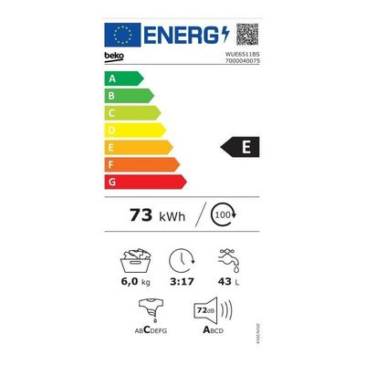 Beko WUE6511BS