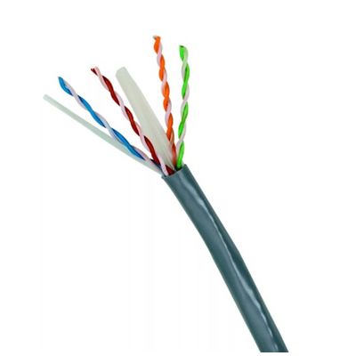 DATACOM UTP drát CAT6 PVC,Eca 50m šedý