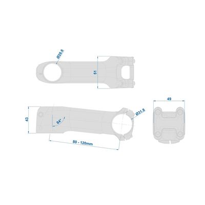 Ritchey COMP SWITCH 31,8mm - 100mm
