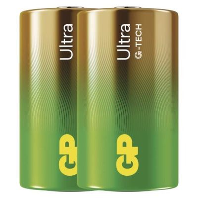 GP alkalická baterie ULTRA D velké mono (LR20) 2pack