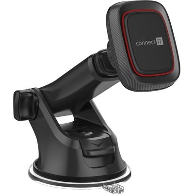 CONNECT IT InCarz 4Strong CARBON univerzální magnetický držák do auta, 4 magnety, KARBON