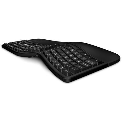 CONNECT IT FOR HEALTH ERGO drátová ergonomická klávesnice CZ + SK verze, ČERNÁ