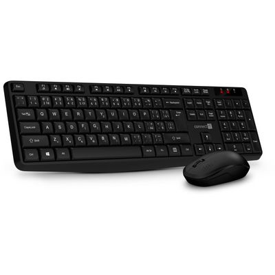 CONNECT IT OfficeBase Wireless Combo bezdrátová černá klávesnice + myš