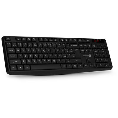 CONNECT IT OfficeBase Wireless Combo bezdrátová černá klávesnice + myš