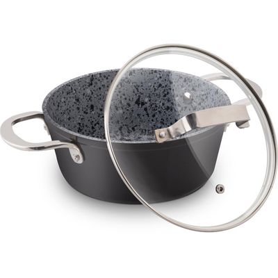 Kastrol LT1253 Kastrol s poklicí GRANIT, 20 cm