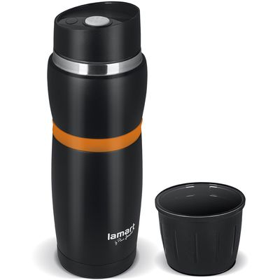 Lamart LT4054 Termoska CUP 480 ml, černo-oranžová