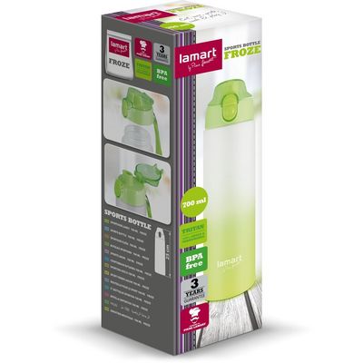 Lamart LT4056 Sportovní láhev 0,7 l FROZE, zelená