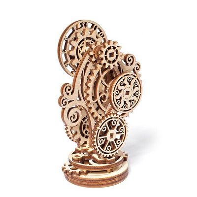 Ugears 3D dřevěné mechanické puzzle Steampunkové hodiny