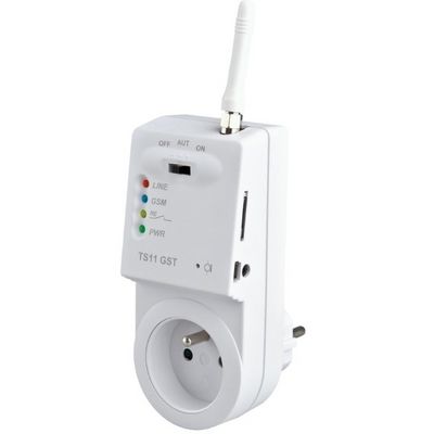 ELEKTROBOCK GSM zásuvka s možností regulace teploty TS11 GST
