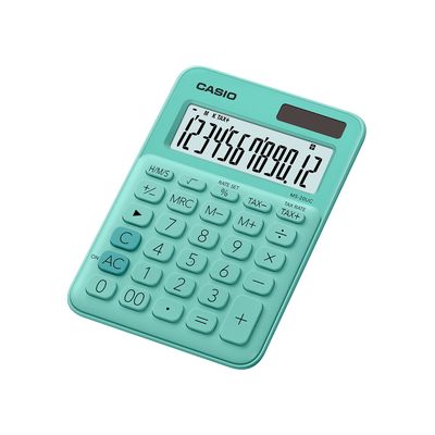 Casio MS 20 UC GN Stolní kalkulačka, zelená