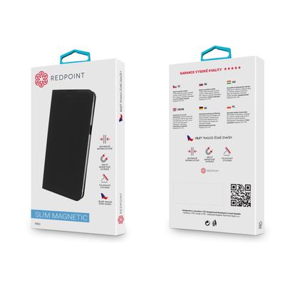Pouzdro RedPoint Book Slim iPhone XS Max Black