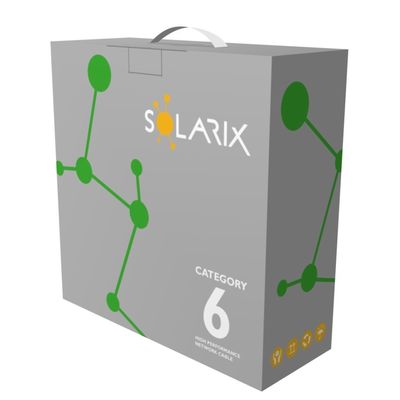 SOLARIX kabel, CAT6 UTP PVC,100m,box