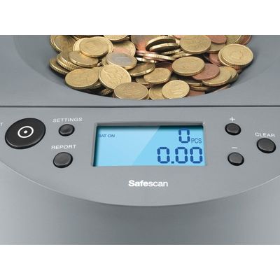 Safescan Třídička a počítačka EUR mincí 1450