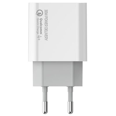 ColorWay CW-CHS037PD-WT, 1x USB a 1x USB-C, 30W, bílá