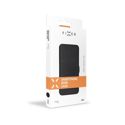 Tenké pouzdro typu kniha FIXED Topic pro Xiaomi Redmi 13C/POCO C65, černé