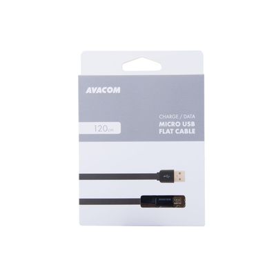 AVACOM MIC-120K kabel USB - Micro USB, 120cm, černá