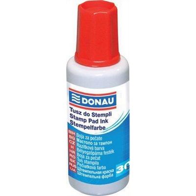 DONAU Razítková barva, 30 ml, červená