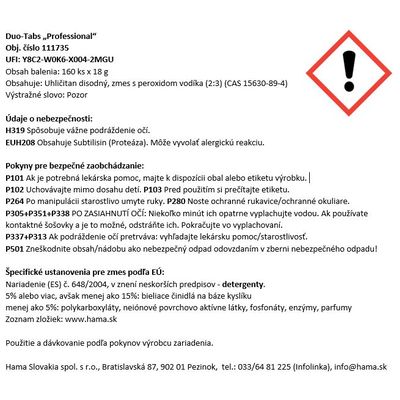 Xavax profesionální tablety do myčky, bez rozbalování, 160 ks