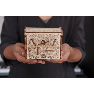 EscapeWelt 3D dřevěná skládačka hlavolamu Secret Treasure Box
