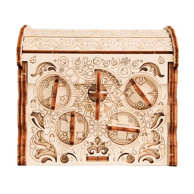 EscapeWelt 3D dřevěná skládačka hlavolamu Secret Treasure Box