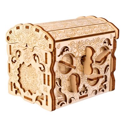 EscapeWelt 3D dřevěná skládačka hlavolamu Secret Treasure Box