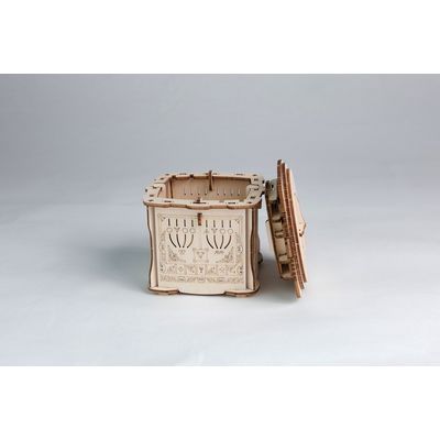 EscapeWelt 3D dřevěná skládačka hlavolamu Secret Lock Box