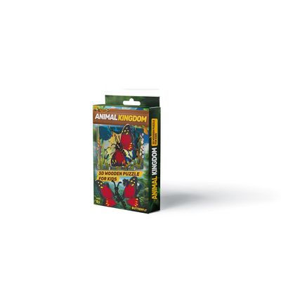EscapeWelt 3D dřevěné puzzle Motýl