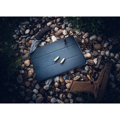 Tactical Book Tri Fold Pouzdro pro Lenovo Tab M10 3rd gen. (TB-328) 10.1 Black