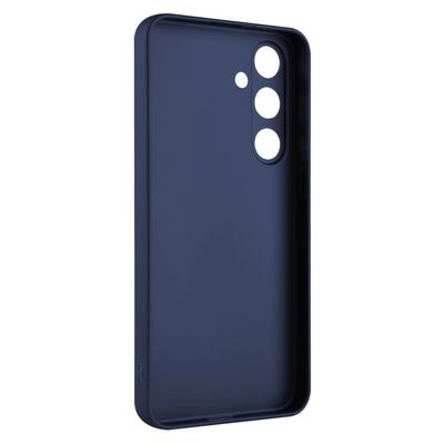 Zadní pogumovaný kryt FIXED Story pro Samsung Galaxy S24+, modrý