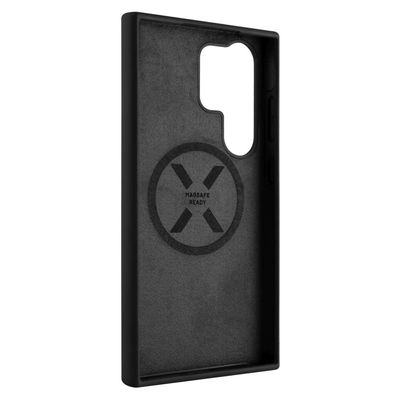 Zadní kryt FIXED MagFlow s podporou MagSafe pro Samsung Galaxy S24 Ultra, černý