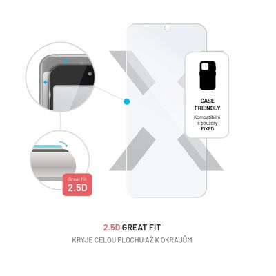 Ochranné tvrzené sklo FIXED pro Samsung Galaxy S24+, čiré