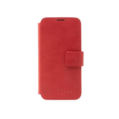 Kožené pouzdro typu kniha FIXED ProFit pro Samsung Galaxy A23, červené