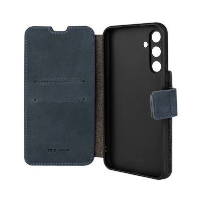 Kožené pouzdro typu kniha FIXED ProFit pro Samsung Galaxy A54 5G, modré