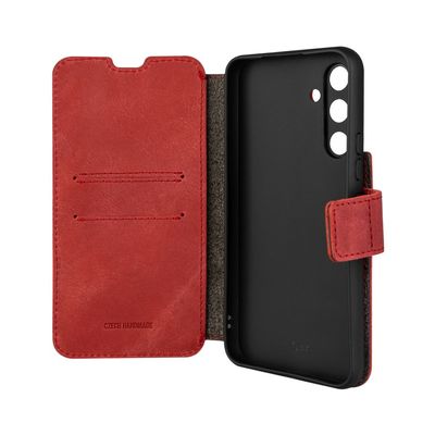 Kožené pouzdro typu kniha FIXED ProFit pro Samsung Galaxy A54 5G, červené