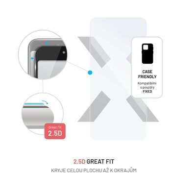 Ochranné tvrzené sklo FIXED pro Samsung Galaxy S23 FE, čiré