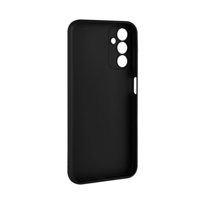 Zadní pogumovaný kryt FIXED Story pro Samsung Galaxy A14/A14 5G, černý