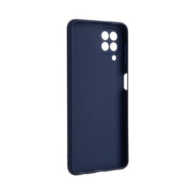 Zadní pogumovaný kryt FIXED Story pro Samsung Galaxy A22, modrý