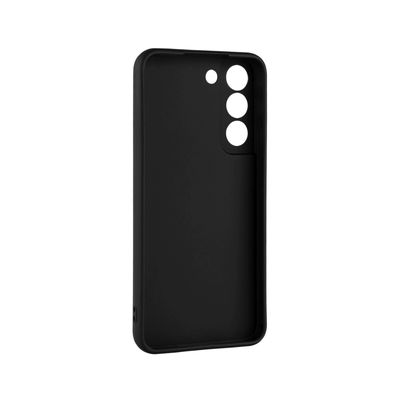 Zadní pogumovaný kryt FIXED Story pro Samsung Galaxy S22 5G, černý
